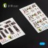 1/72 F-4(C,D) Phantom II Interior 3D Decals for Hasegawa kit