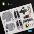 1/72 F-4EJ Kai Phantom II Interior 3D Decals for Hasegawa kit