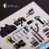 1/72 N1K1-Ja Shiden Type #11 Interior 3D Decals for Tamiya kit