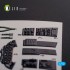 1/72 F9F-2 Panther Interior 3D Decals for Hobby Boss Kit