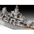 1/1200 Model Set Battleship USS New Jersey (kit, paints, glue, brush)