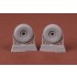 1/24 Spitfire/Seafire 5-spoke Wheels for Airfix kit