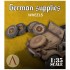 1/35 German Supplies - Wheels for Kubelwagen DAK (4 x balloon tires, 1 x spare wheel)