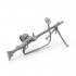 1/16 WWII German Machine Gun MG34 w/Anti-aircraft Ring Sight