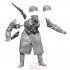 1/35 WWII German R75 Motorcycle Trooper (3D printed kit)