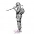 1/16 WWII US Army Airborne with Cal.30