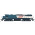 HO Scale 12mm QR 1550 Class Diesel Locomotives - Blue #1565 Alva G Lee