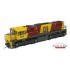 HO Scale 12mm Diesel Loco QR Broncos Aurizon Logo S2 Vertical Grill 2355 w/Sound