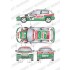 1/24 Civic EG6 'Castrol' #76/#77 National Saloon Car Cup 1993 Decal for Hasegawa kits