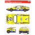 1/24 De Tomaso Pantera Beurlys International Auto #7 LM 1975 Decals for Fujimi