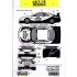 1/24 Nissan GTR Club Le Mans 1995 Decals for Tamiya kit #24161