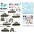 1/35 Decals for US Battle of the Bulge - 6th Armoured Division Sherman Tanks