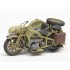 1/35 German KS600 Motorcycle with Sidecar and 3 Soldiers