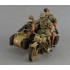 1/35 German Motorcycle Rider III with MG42 (Afrika Korps)