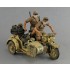 1/35 German Motorcycle Rider III with MG42 (Afrika Korps)