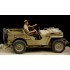 1/35 WWII British Jeep Driver in Western Desert for Tamiya kits