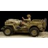 1/35 WWII British Jeep Driver in Western Desert for Tamiya kits