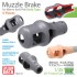 1/35 Muzzle Brake for 88mm KwK/Pak Early Type (5pcs)