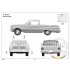 1/25 1965 Ford Falcon Ranchero Pickup, Stock Plus