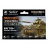 Acrylic Model Colour Paint Set - WWII British Armour & Infantry (6 x 17ml)