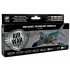 Acrylic Airbrush Paint Set - USAF Colours "Vietnam War" Scheme SEA (8 x 17ml)