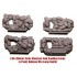 1/56 M4 Large Hatch Sherman Sandbag Fronts for Rubicon kits