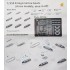 1/350 German Kriegsmarine Boats/Dinghy (9pcs in 3 types)