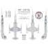 1/32 RF-104G Stargazer LOROP POD (Flight Training Mode) with Pitot Tube for Italeri kits