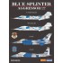 1/48 USAF Blue Splinter Aggressor F-16/F-15/F-104 Decals