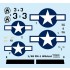 1/48 Grumman FM-1 Wildcat Wing Folded Set with Decals for Tamiya kit