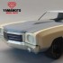 1/24 Chevrolet Monte Carlo 1970 Custom Hood for AMT #38510 [F&F Tokyo Drift]