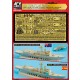 1/700 Santa Maria/Adelaide Guided Missile Frigate Detail Parts for AFV Club #SE70011