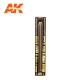 Brass Pipes (diameter: 0.4mm, length: 20cm, 5pcs)