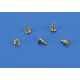 1/350, 1/700 Bells for Naval Vessels - Large (6pcs)