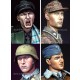 1/16 German Head Set #6 (4 heads)