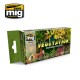 Acrylic Paint Set - Vegetation Diorama Colours (6 x 17ml)