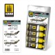 Acrylic Paints Set for Aircraft - Egyptian Air Force MIG-17F (4x 17ml)