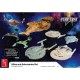 1/2500 Star Trek Adversaries and Allies Ship Set (8 kits with stands)