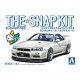 1/32 Nissan R34 Skyline GT-R Custom Wheel (White Pearl) Snap Kit No.11-Sp3