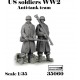 1/35 WWII US Soldiers Anti-Tank Team (2 figures)