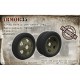 1/35 GAZ-AA Wheels set Under Load (Yaroslavskiy Zavod, 6pcs)