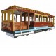 1/22 San Francisco "California Street" Cable Car Wooden Model