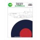 Decal for 1/24 Supermarine Spitfire Mk.IX Stencils Decals for 2 Models