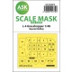 1/48 L-4 Grasshopper One-sided self-adhesive Masking for Special Hobby kits