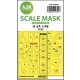 1/48 O-2A Double-sided Masking self-adhesive, pre-cutted for ICM kits