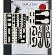 1/32 Kawasaki Ki-61 I Hien Inspection Covers Hard Core NMF Masking for Hasegawa kits