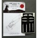 1/72 Mitsubishi A6M5 m.52 Reisen Control Surfaces Masking for Fine Molds