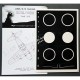 1/48 Mitsubishi J2M2/3/5 National Insignias Masking w/White Outline for Hasegawa kits