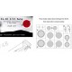 1/48 Mitsubishi Ki-15 I/II Babs National Insignias Masking for Fine Molds kits