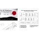 1/72 Mitsubishi Ki-15 Kamikaze National Insignias Masking for Hasegawa/Arii kits